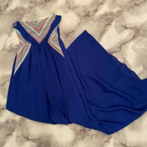 Royal blue maxi dress—boutique